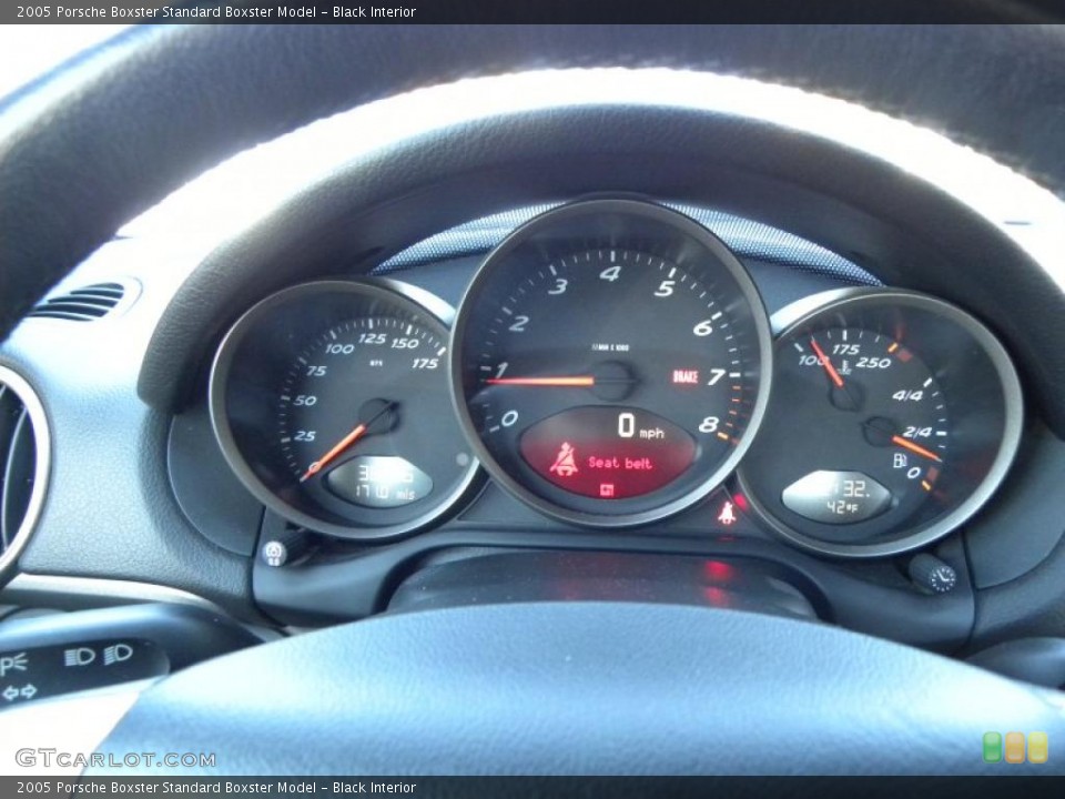 Black Interior Gauges for the 2005 Porsche Boxster  #41439023