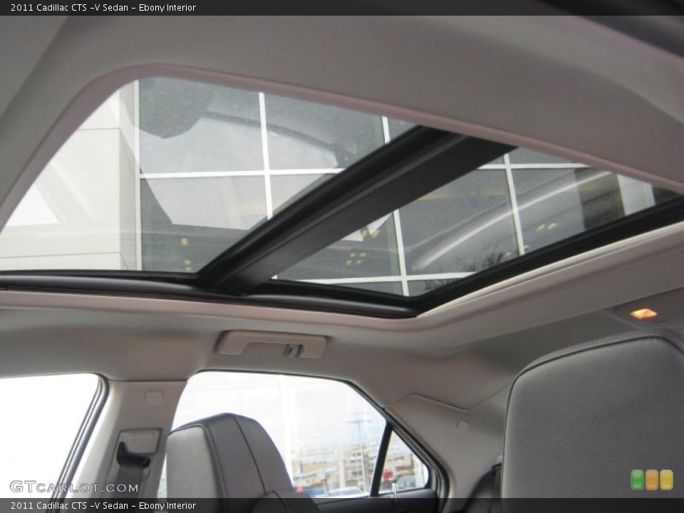 Ebony Interior Sunroof for the 2011 Cadillac CTS -V Sedan #41439743