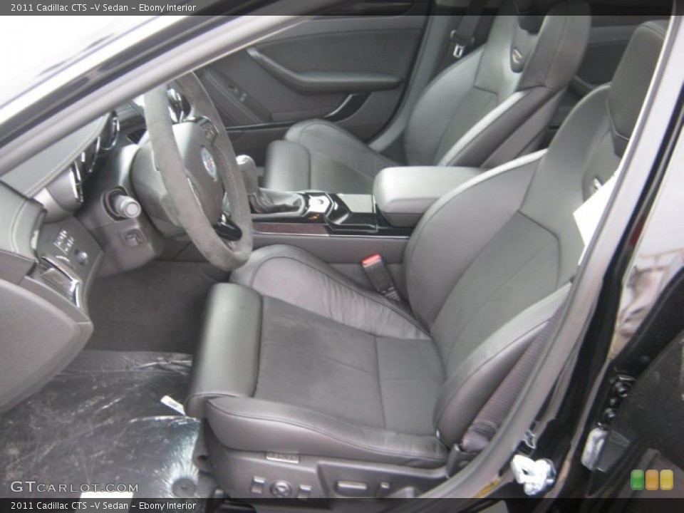 Ebony Interior Photo for the 2011 Cadillac CTS -V Sedan #41439763