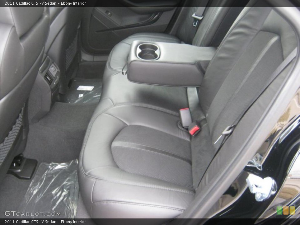 Ebony Interior Photo for the 2011 Cadillac CTS -V Sedan #41439799