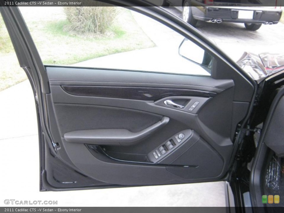 Ebony Interior Door Panel for the 2011 Cadillac CTS -V Sedan #41439811