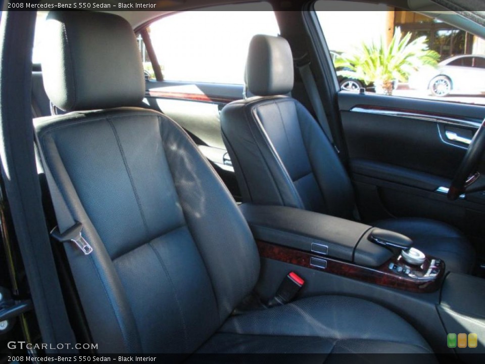 Black Interior Photo for the 2008 Mercedes-Benz S 550 Sedan #41440191