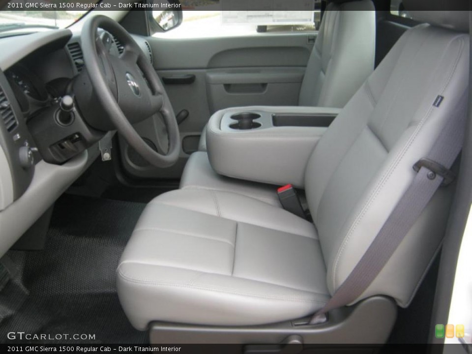 Dark Titanium Interior Photo for the 2011 GMC Sierra 1500 Regular Cab #41440195