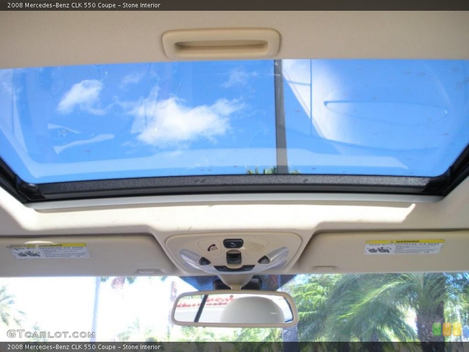 Stone Interior Sunroof for the 2008 Mercedes-Benz CLK 550 Coupe #41440947