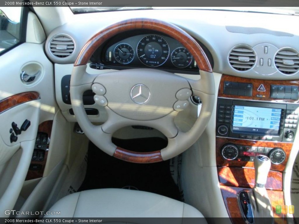 Stone Interior Dashboard for the 2008 Mercedes-Benz CLK 550 Coupe #41440975