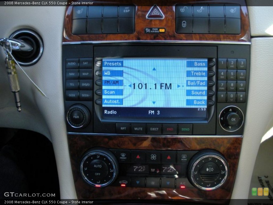 Stone Interior Navigation for the 2008 Mercedes-Benz CLK 550 Coupe #41441019