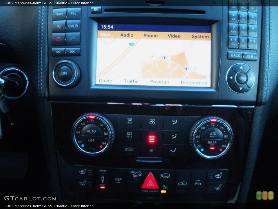 Black Interior Navigation for the 2009 Mercedes-Benz GL 550 4Matic #41441407