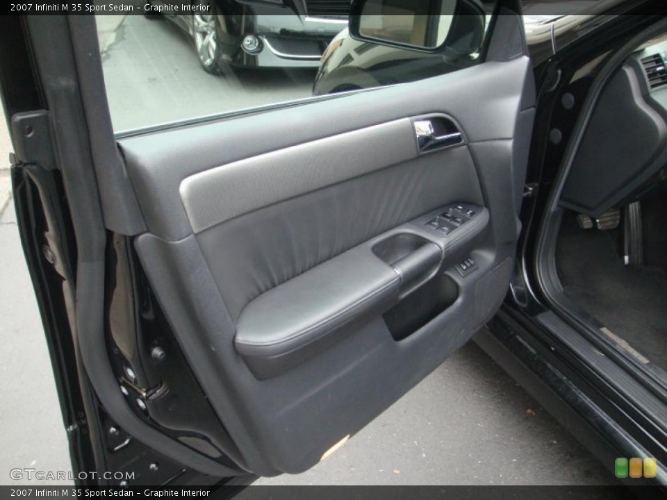 Graphite Interior Door Panel for the 2007 Infiniti M 35 Sport Sedan #41442963