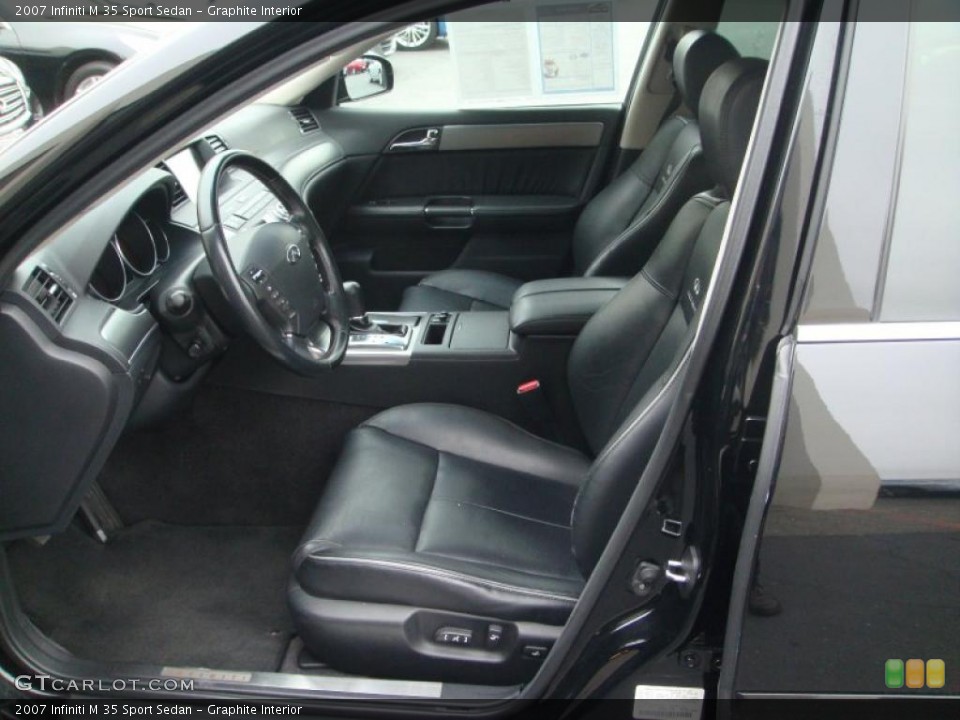 Graphite Interior Photo for the 2007 Infiniti M 35 Sport Sedan #41442979