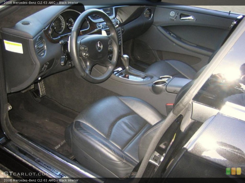 Black Interior Photo for the 2008 Mercedes-Benz CLS 63 AMG #41443651