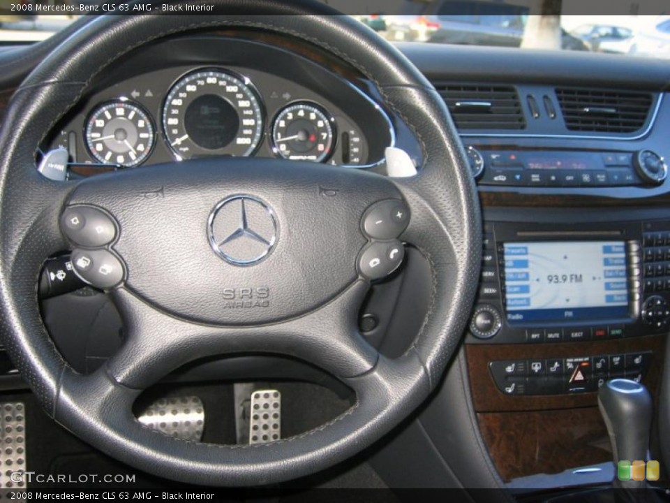 Black Interior Steering Wheel for the 2008 Mercedes-Benz CLS 63 AMG #41443835