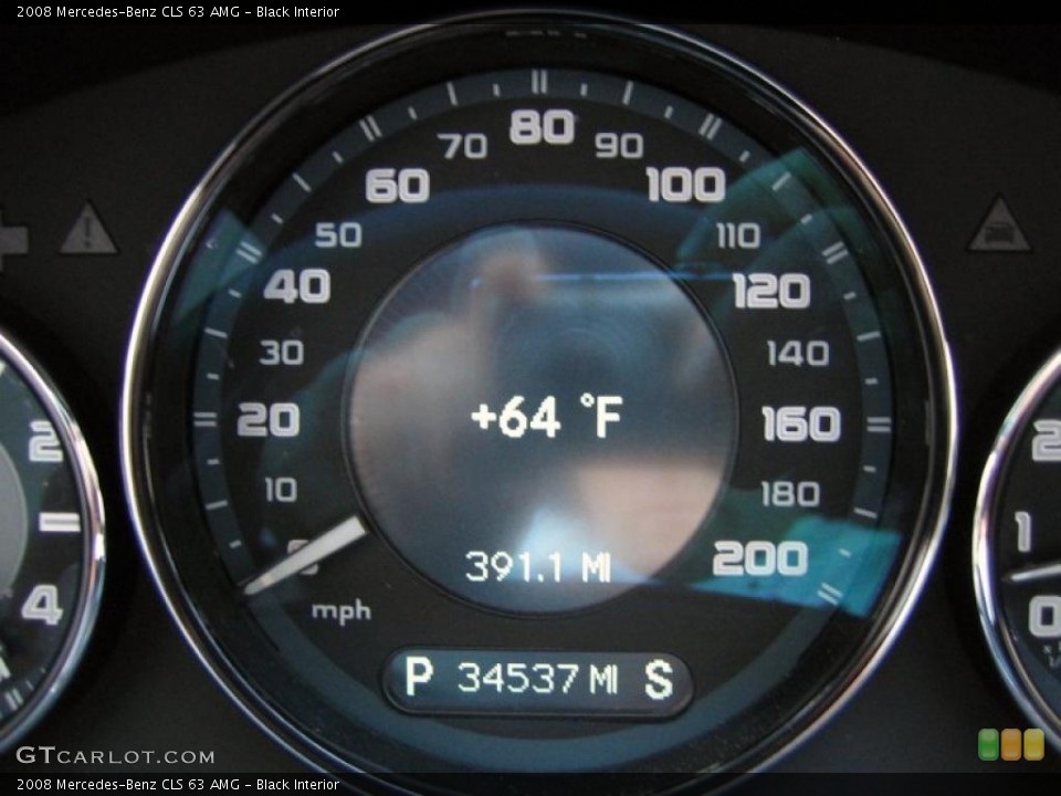 Black Interior Gauges for the 2008 Mercedes-Benz CLS 63 AMG #41443871