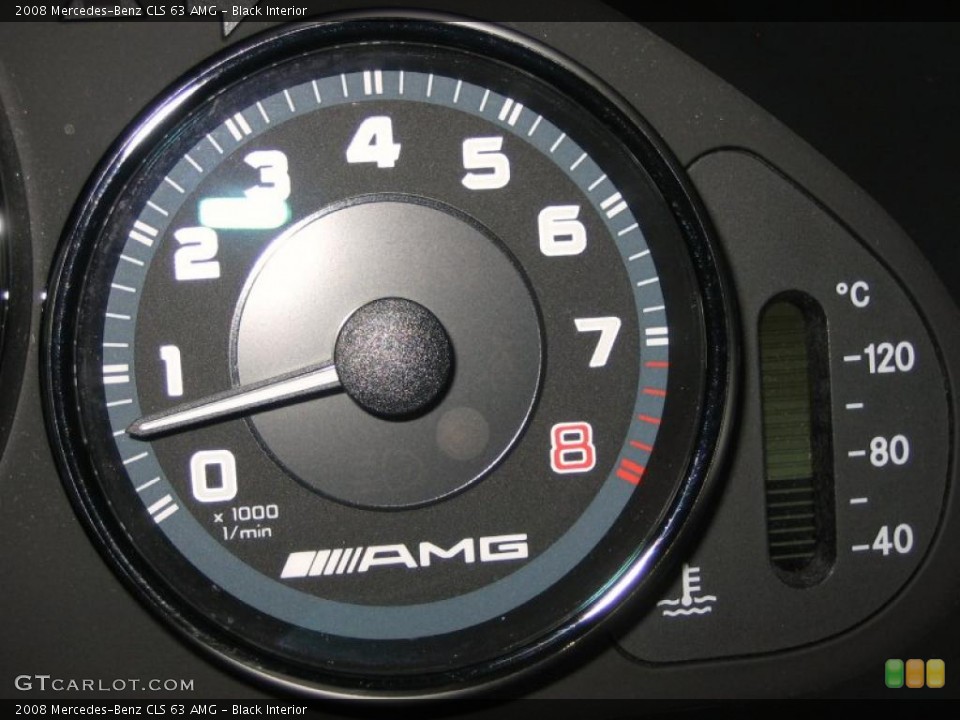 Black Interior Gauges for the 2008 Mercedes-Benz CLS 63 AMG #41443887