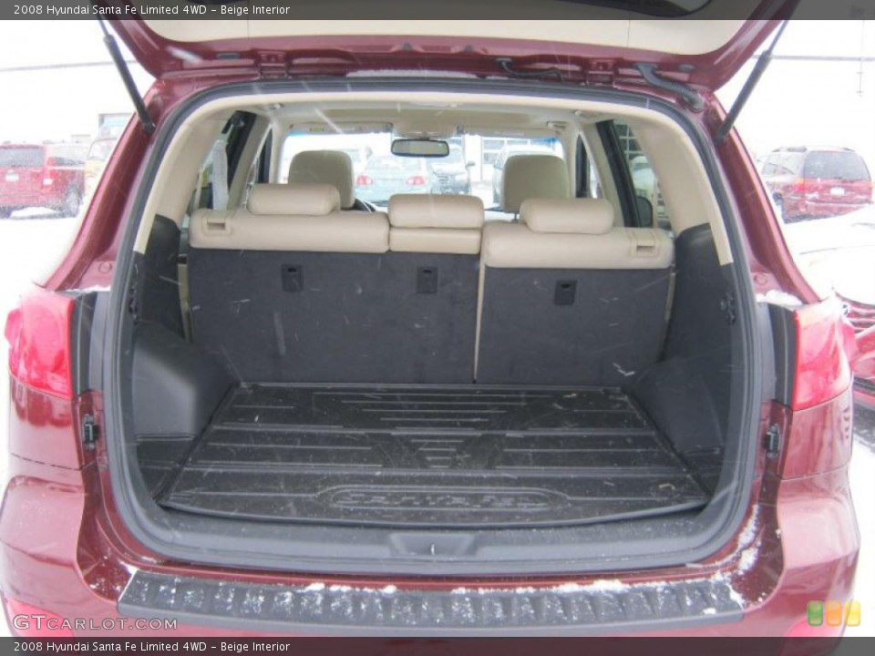 Beige Interior Trunk for the 2008 Hyundai Santa Fe Limited 4WD #41443919