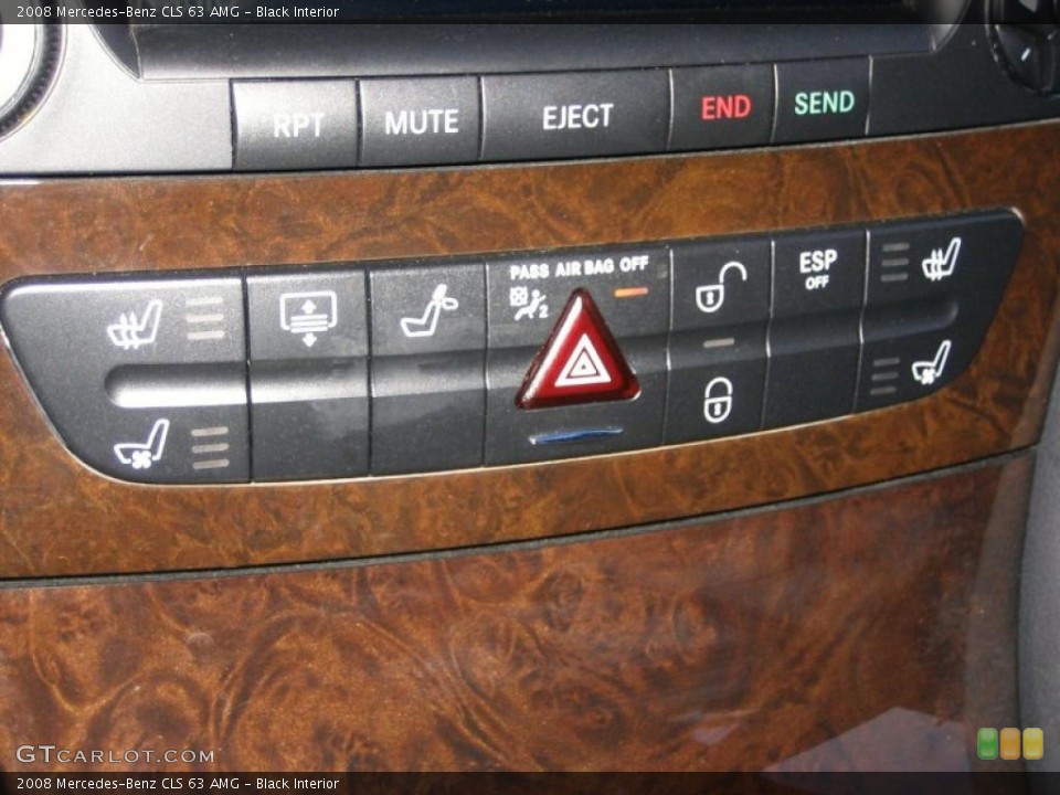 Black Interior Controls for the 2008 Mercedes-Benz CLS 63 AMG #41443967
