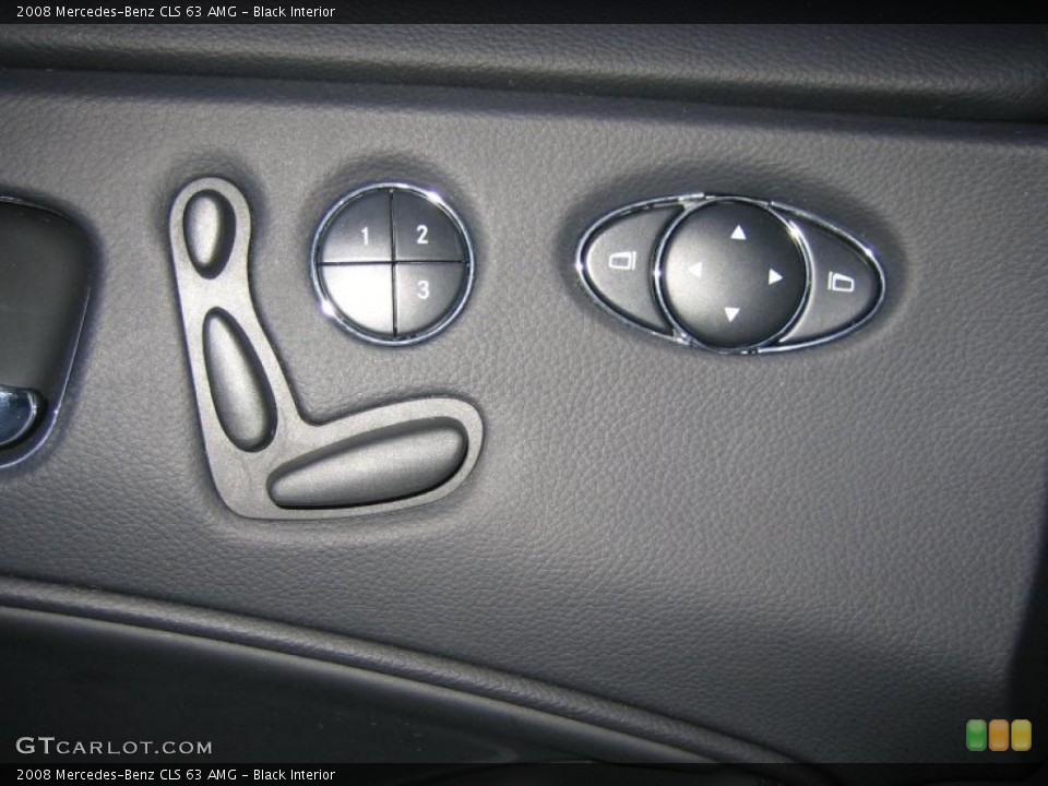 Black Interior Controls for the 2008 Mercedes-Benz CLS 63 AMG #41444067