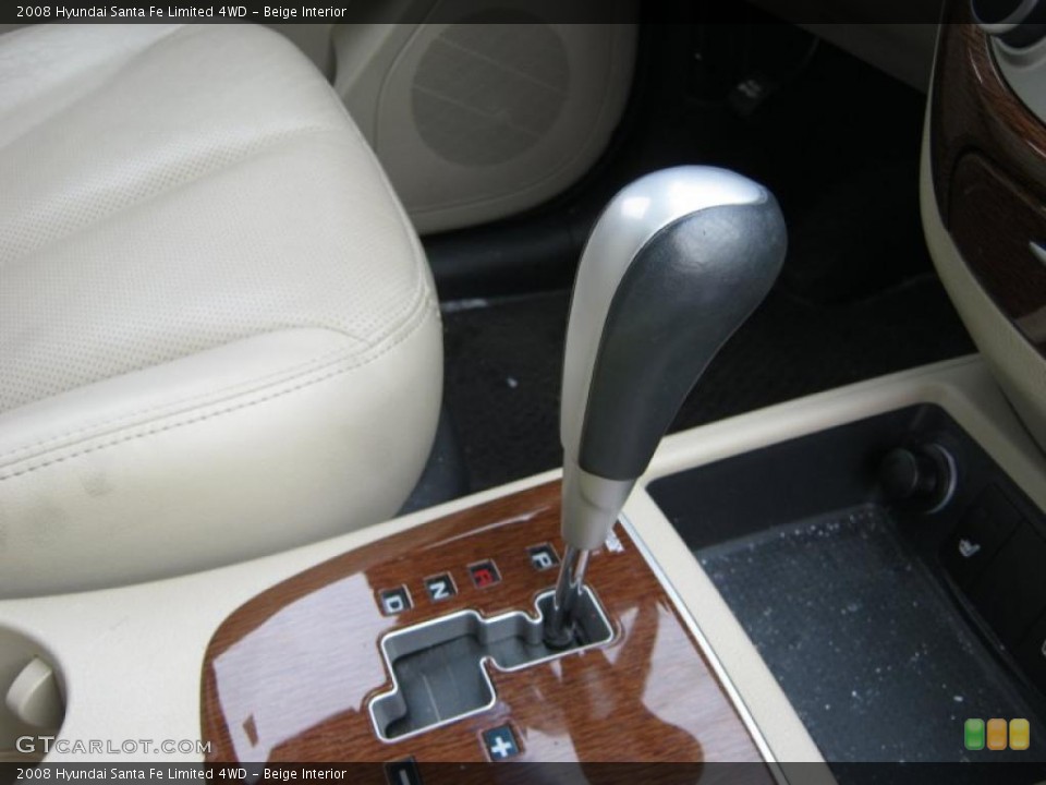 Beige Interior Transmission for the 2008 Hyundai Santa Fe Limited 4WD #41444079