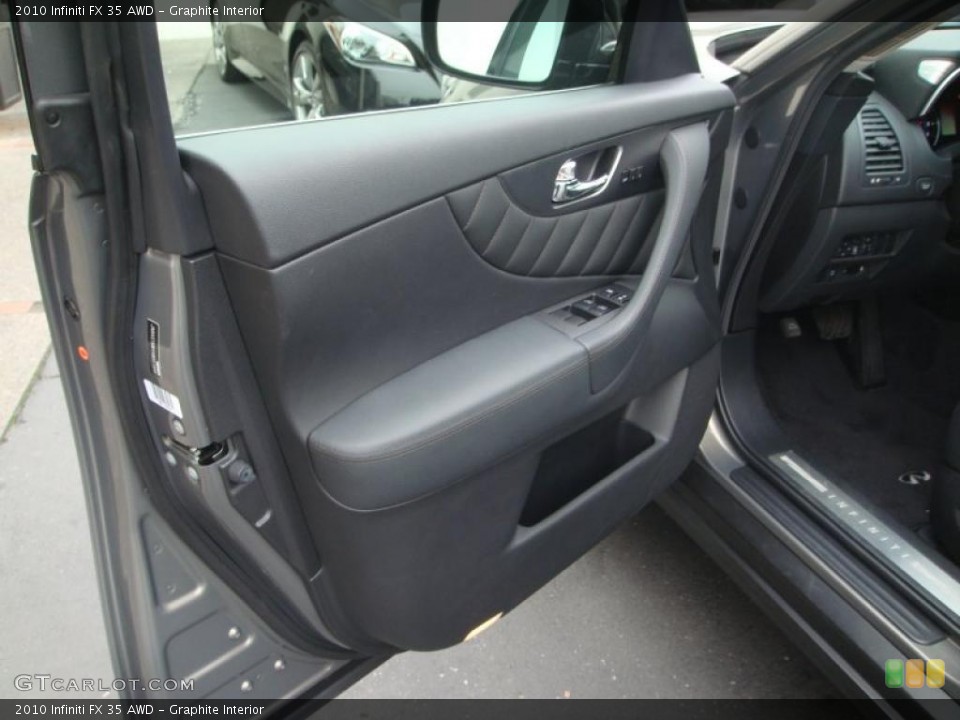 Graphite Interior Door Panel for the 2010 Infiniti FX 35 AWD #41444635