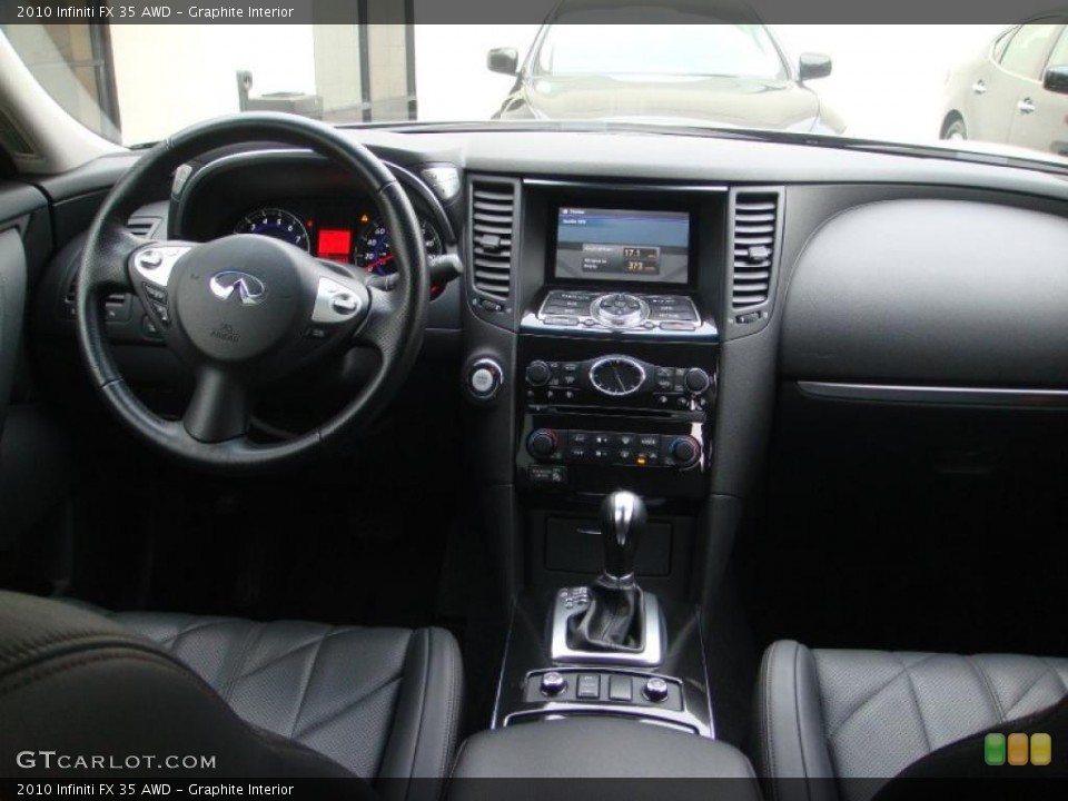 Graphite Interior Dashboard for the 2010 Infiniti FX 35 AWD #41444755