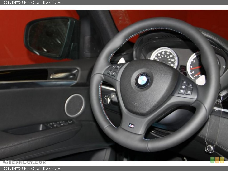 Black Interior Steering Wheel for the 2011 BMW X5 M M xDrive #41445179