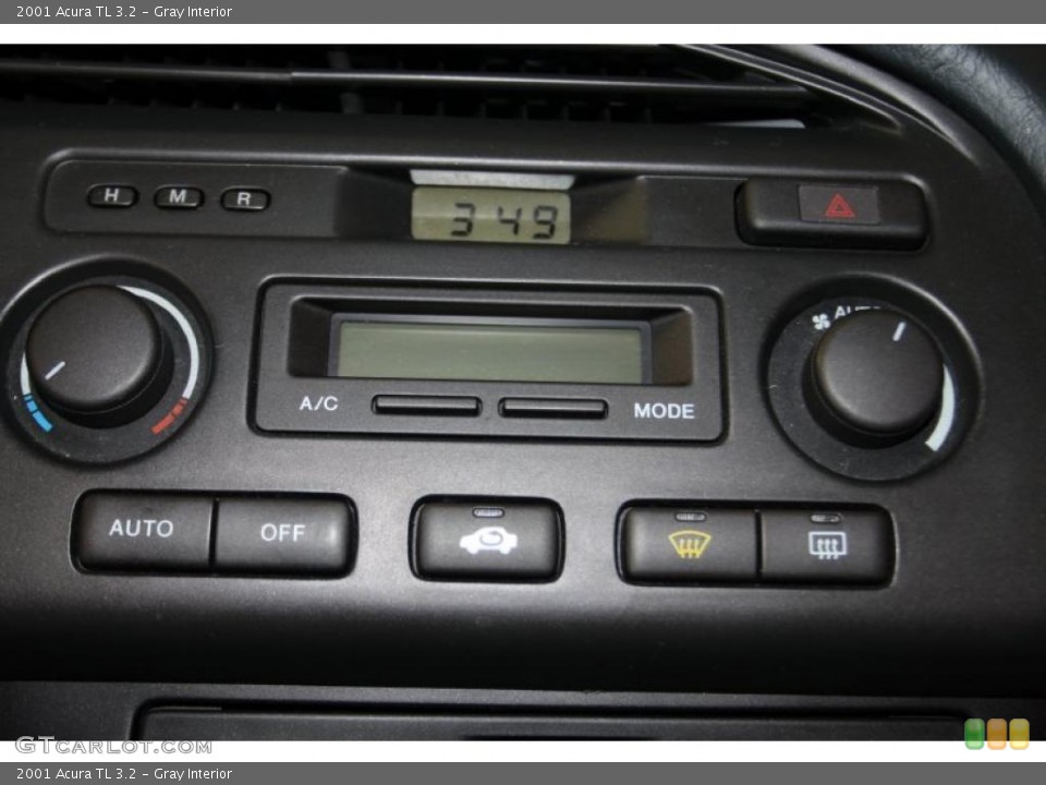 Gray Interior Controls for the 2001 Acura TL 3.2 #41446063
