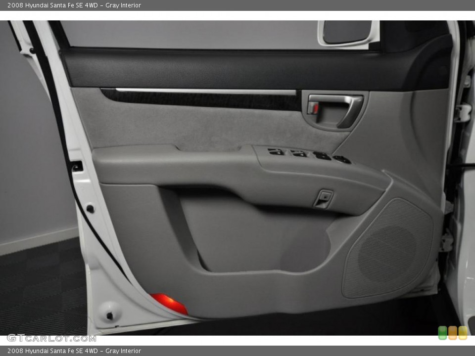 Gray Interior Door Panel for the 2008 Hyundai Santa Fe SE 4WD #41447107