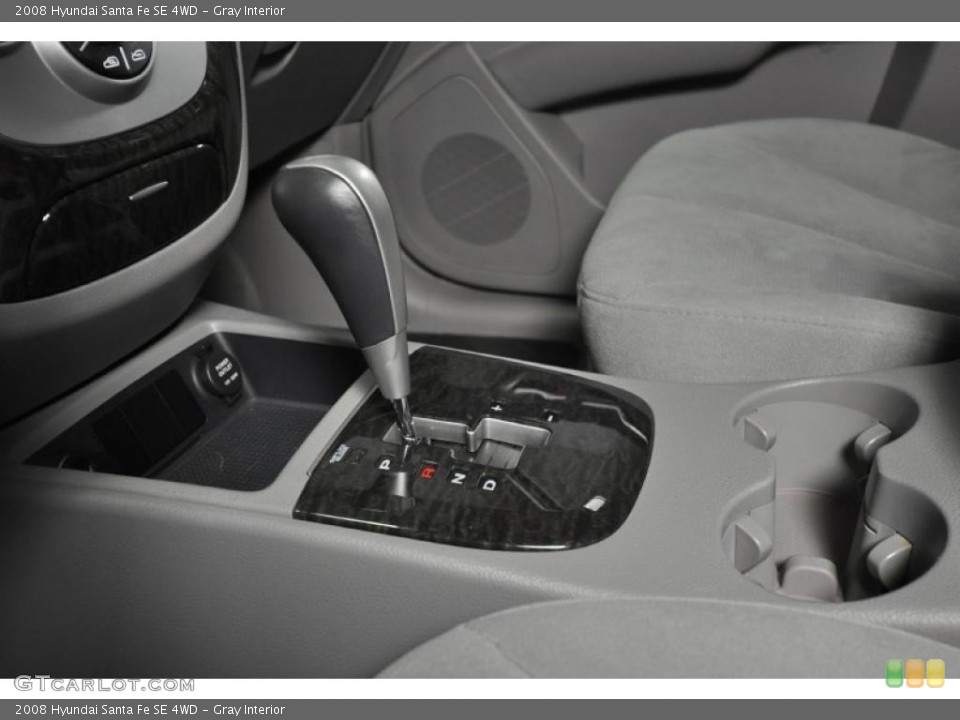 Gray Interior Transmission for the 2008 Hyundai Santa Fe SE 4WD #41447206