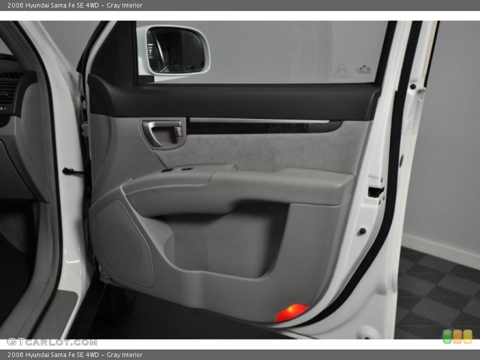 Gray Interior Door Panel for the 2008 Hyundai Santa Fe SE 4WD #41447407