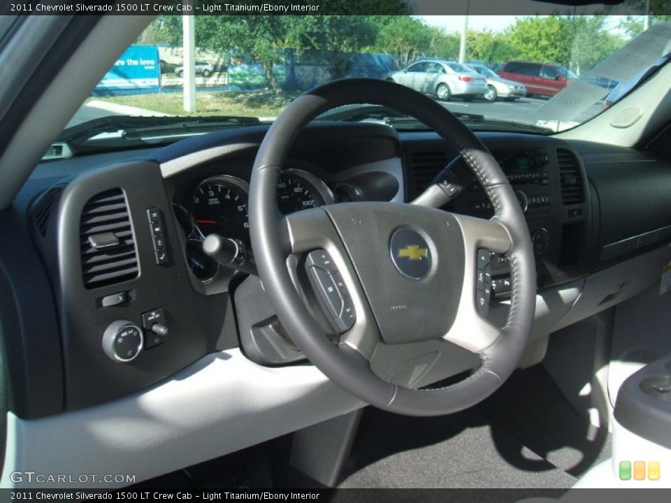 Light Titanium/Ebony Interior Dashboard for the 2011 Chevrolet Silverado 1500 LT Crew Cab #41448603