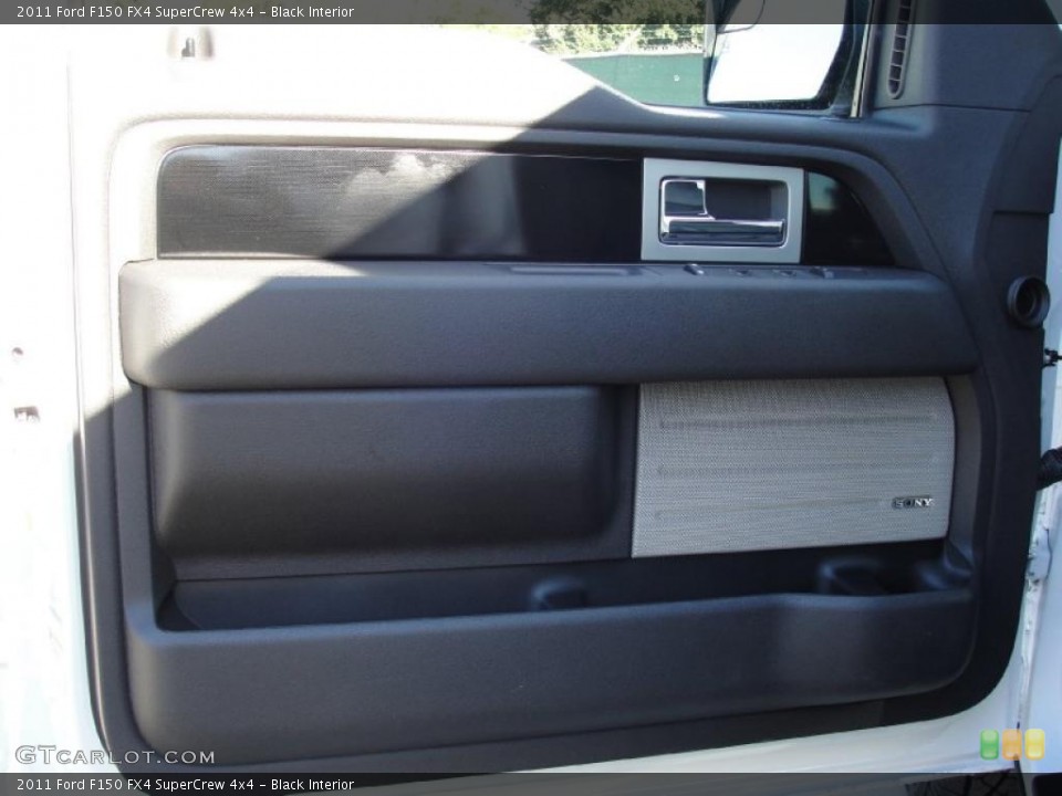 Black Interior Door Panel for the 2011 Ford F150 FX4 SuperCrew 4x4 #41449635