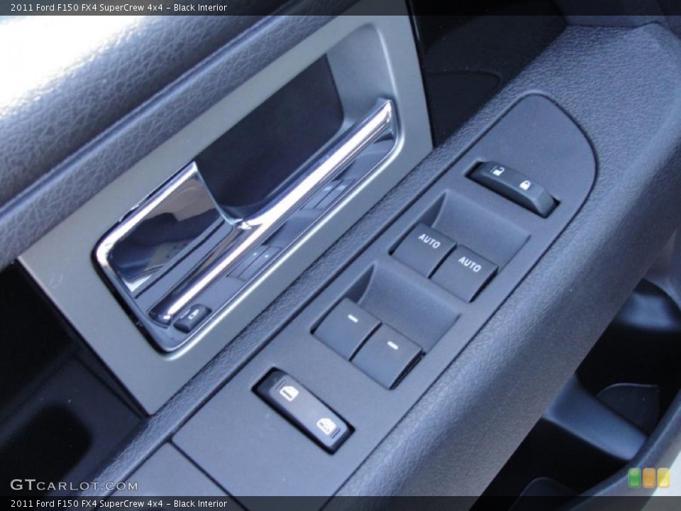 Black Interior Controls for the 2011 Ford F150 FX4 SuperCrew 4x4 #41449643
