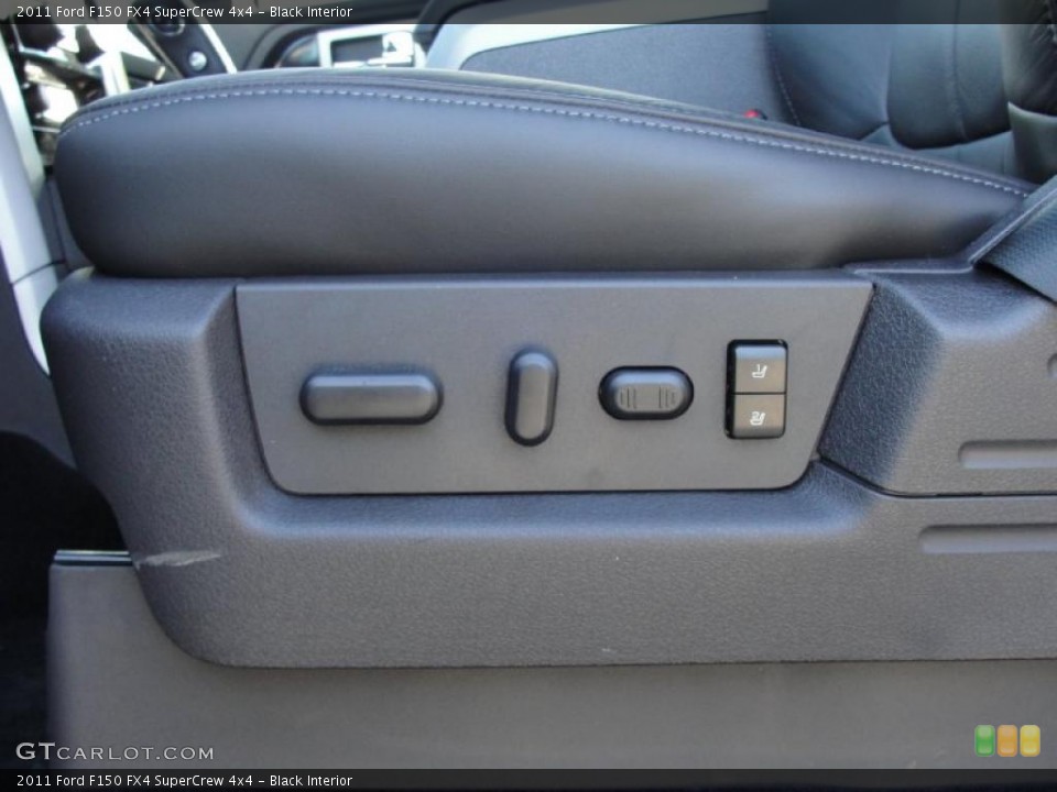 Black Interior Controls for the 2011 Ford F150 FX4 SuperCrew 4x4 #41449675