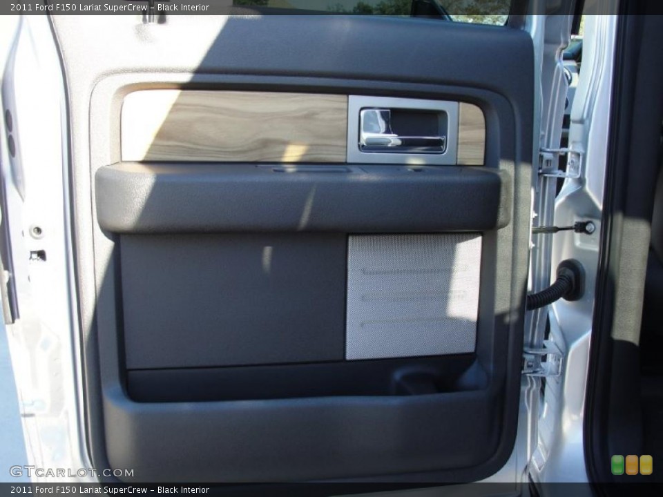 Black Interior Door Panel for the 2011 Ford F150 Lariat SuperCrew #41450119