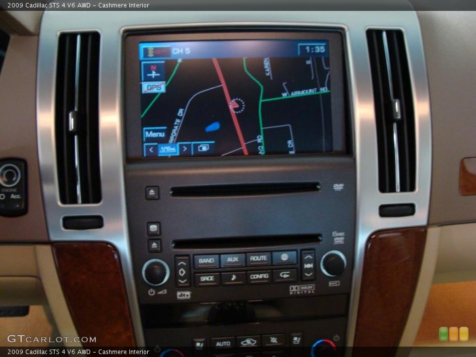 Cashmere Interior Navigation for the 2009 Cadillac STS 4 V6 AWD #41450123