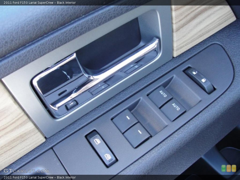 Black Interior Controls for the 2011 Ford F150 Lariat SuperCrew #41450163