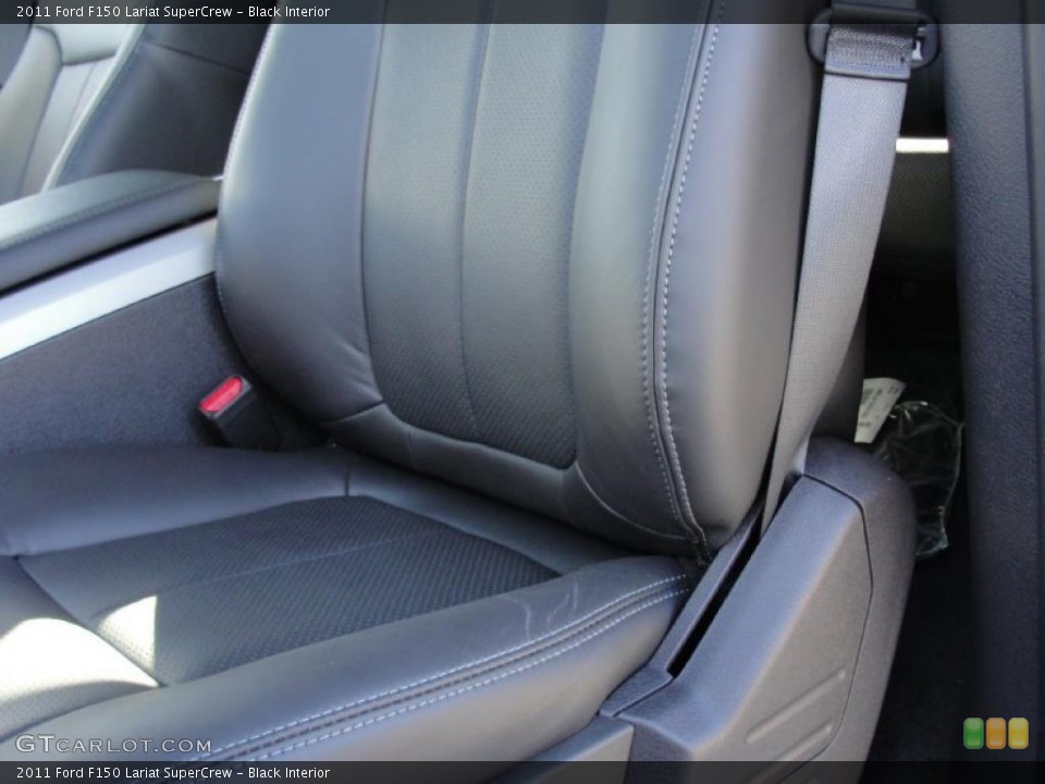 Black Interior Photo for the 2011 Ford F150 Lariat SuperCrew #41450179