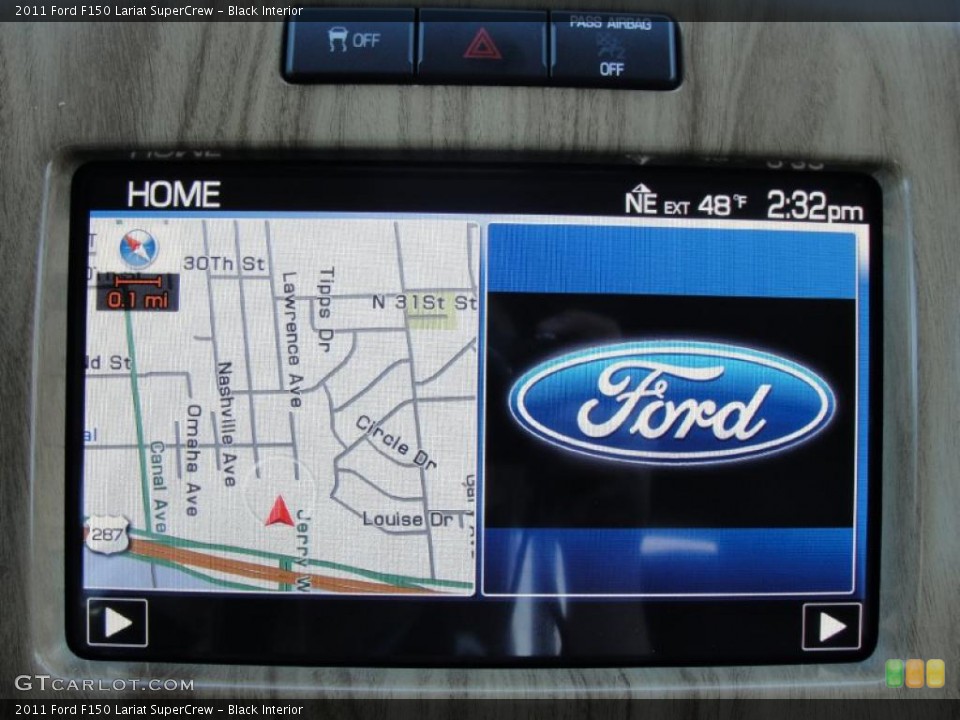 Black Interior Navigation for the 2011 Ford F150 Lariat SuperCrew #41450251
