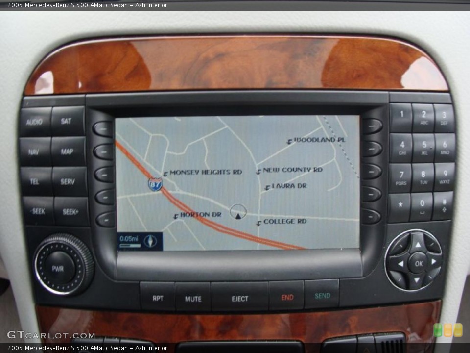 Ash Interior Navigation for the 2005 Mercedes-Benz S 500 4Matic Sedan #41450415