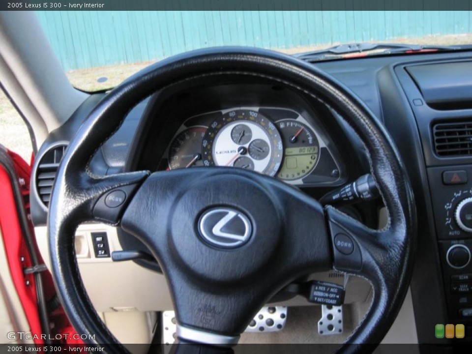 Ivory Interior Steering Wheel for the 2005 Lexus IS 300 #41450483