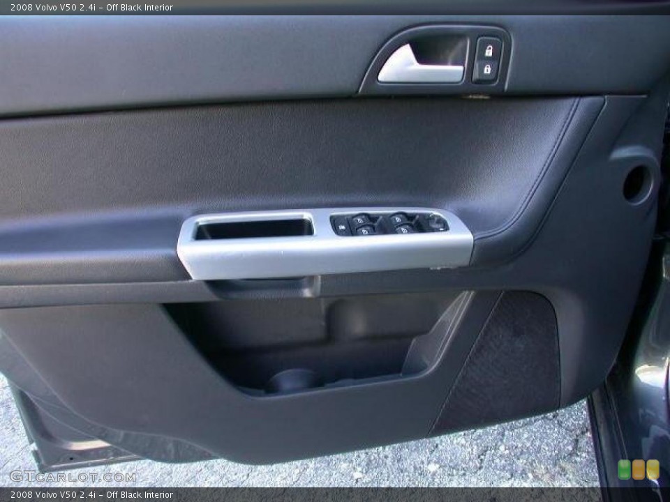 Off Black Interior Door Panel for the 2008 Volvo V50 2.4i #41450731