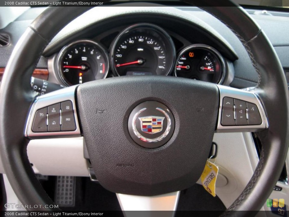 Light Titanium/Ebony Interior Steering Wheel for the 2008 Cadillac CTS Sedan #41452939