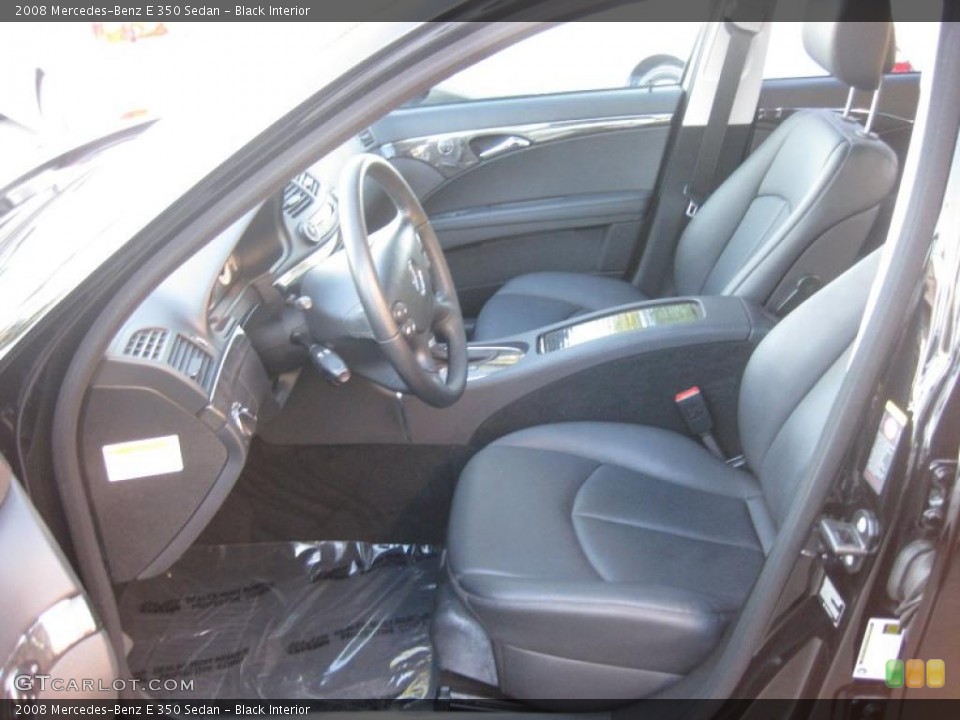 Black Interior Photo for the 2008 Mercedes-Benz E 350 Sedan #41453955