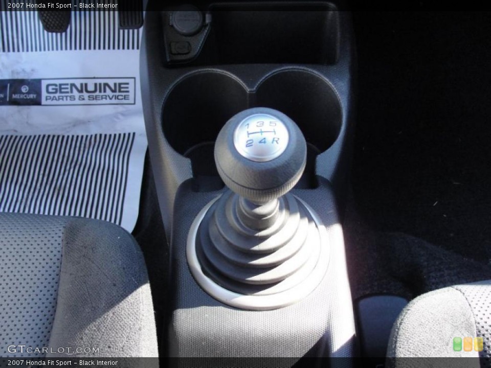 Black Interior Transmission for the 2007 Honda Fit Sport #41455727