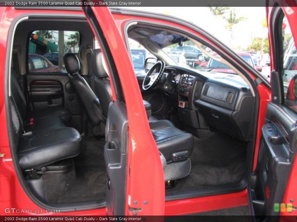 Dark Slate Gray Interior Photo for the 2003 Dodge Ram 3500 Laramie Quad Cab Dually #41457323