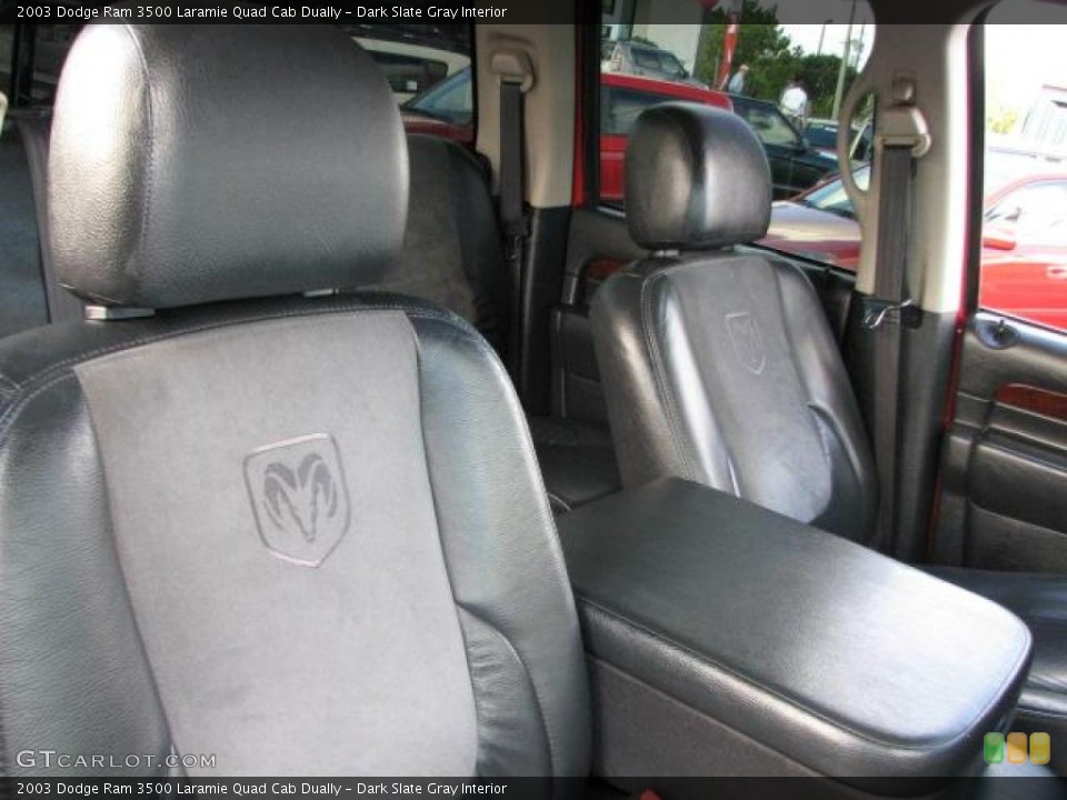 Dark Slate Gray Interior Photo for the 2003 Dodge Ram 3500 Laramie Quad Cab Dually #41457355