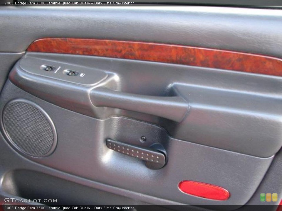 Dark Slate Gray Interior Door Panel for the 2003 Dodge Ram 3500 Laramie Quad Cab Dually #41457363