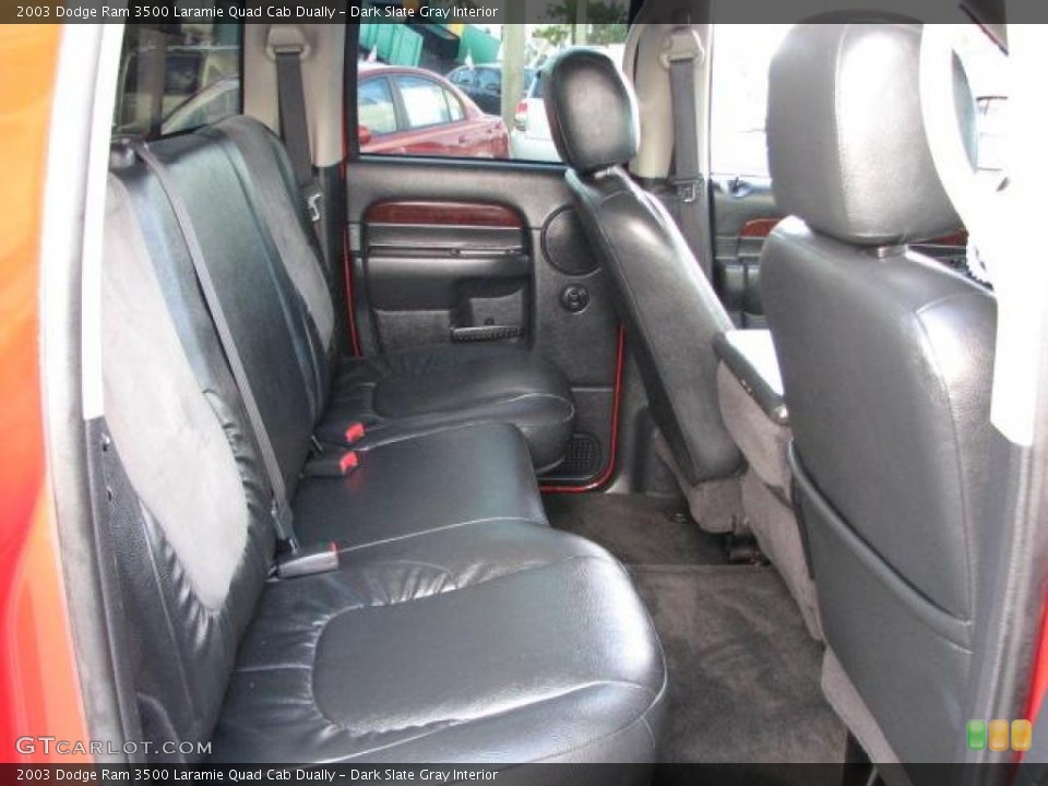 Dark Slate Gray Interior Photo for the 2003 Dodge Ram 3500 Laramie Quad Cab Dually #41457375
