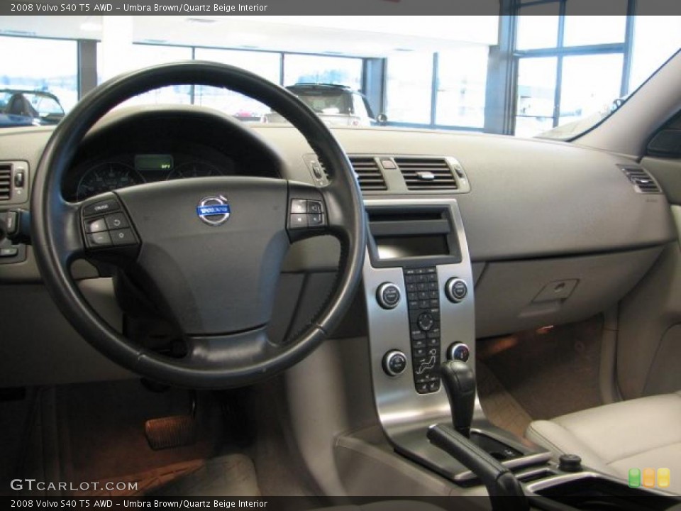 Umbra Brown/Quartz Beige Interior Photo for the 2008 Volvo S40 T5 AWD #41457923