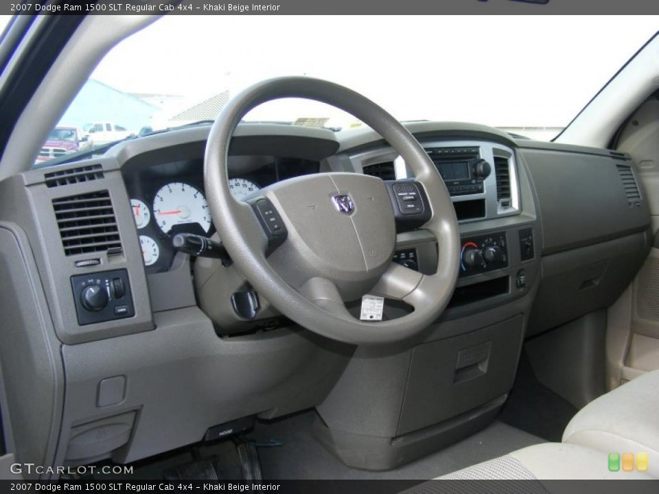 Khaki Beige Interior Photo for the 2007 Dodge Ram 1500 SLT Regular Cab 4x4 #41458011