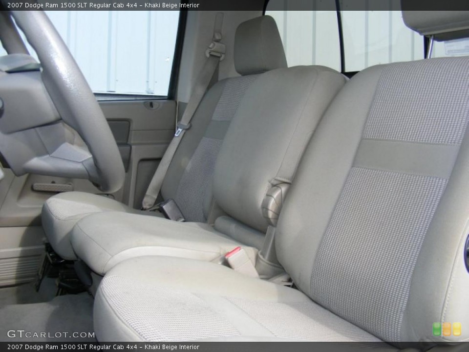 Khaki Beige Interior Photo for the 2007 Dodge Ram 1500 SLT Regular Cab 4x4 #41458039